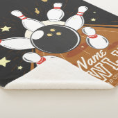 Personalisiert Bowler Strike Bowling Lanes Ball Bu Sherpadecke (3/4)