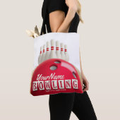 Personalisiert Bowling Ball Lanes Buttone Retro Le Tasche (Von Nahem)