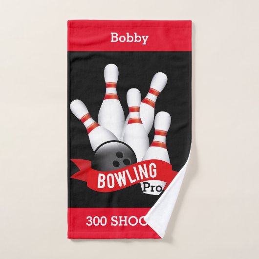 Personalisiert Bowling Pro Grosses Bowling Handtuc Handtuch (Handtuch)