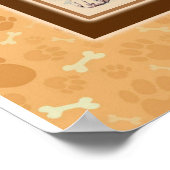 Personalisiert Boxer Dog Blanket Poster (Ecke)