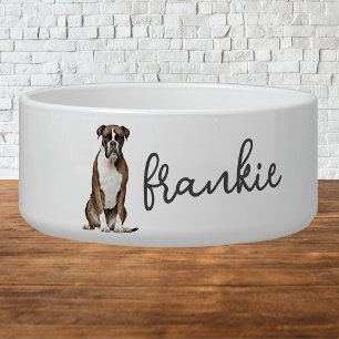 Personalisiert Boxer Dog Food Bowl Napf