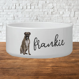 Personalisiert Boxer Dog Food Bowl Napf