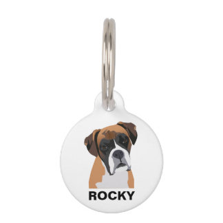Personalisiert Boxer Dog Haustiermarke