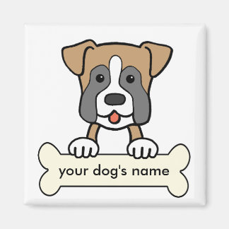 Personalisiert Boxer Magnet