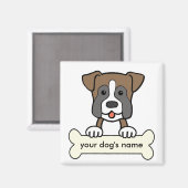 Personalisiert Boxer Magnet (Vorderseite/Rückseite)
