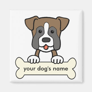 Personalisiert Boxer Magnet