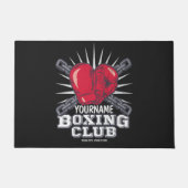 Personalisiert Boxgloves Fighter Champion Boxer Fußmatte (Vorderseite)