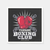 Personalisiert Boxgloves Fighter Champion Boxer Serviette (Vorderseite)