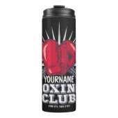 Personalisiert Boxgloves Fighter Champion Boxer Thermosbecher (Vorderseite)