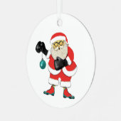 Personalisiert Boxing Christmas Collectin Ornament Aus Metall (Vorderseite links)