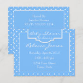 Personalisiert Boy Baby Dusche Einladung (Vorne/Hinten)