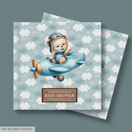 Personalisiert Boy Baby Shower Guest Book Teddy Be Gästebuch