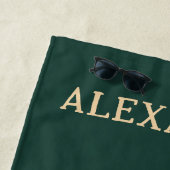 Personalisiert Boy Name Dinosaur Strandtuch (Beispiel)