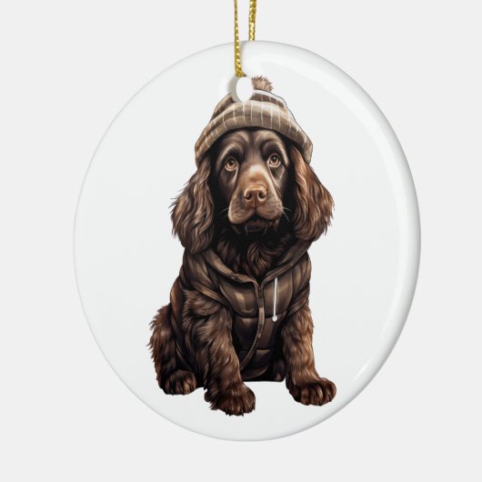 Personalisiert Boykin Spanel Dog Keramik Ornament (Links)
