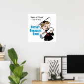 Personalisiert Boys Abschluss Poster (Heimbüro)