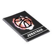 Personalisiert Boys Basketball Ball Graffiti Moder Notizblock (Rechte Seite)