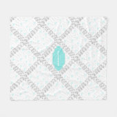 Personalisiert Boys Room Modernes Abstraktes Muste Fleecedecke (Vorderseite (Horizontal))