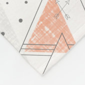 Personalisiert Boy's Room Modernes Teepee Muster Fleecedecke (Ecke)