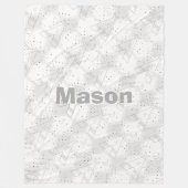 Personalisiert Boy's Room Tepee Geometric Muster Fleecedecke (Vorderseite)