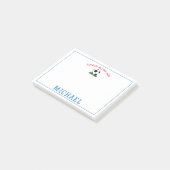 Personalisiert Boys Soccer Custom Lunch Box Post-it Klebezettel (angewinkelt)