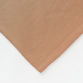 Personalisiert-braun-blaues Ober Fleecedecke (Ecke)