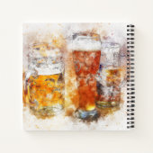 Personalisiert Brewers-Homebrew-Notebook Notizbuch (Rückseite)