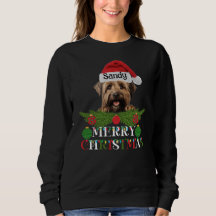 Personalisiert Briard Dog Frohe Weihnachten