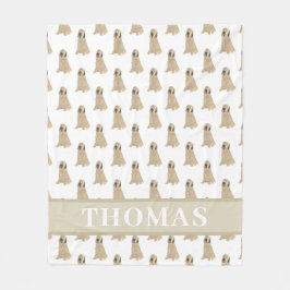 Personalisiert Briard Fleecedecke