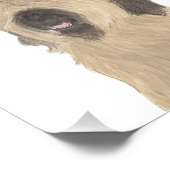 Personalisiert Briard Fotodruck (Ecke)