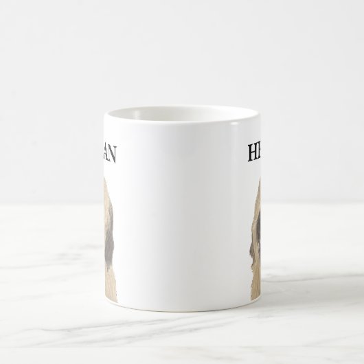 Personalisiert Briard Kaffeetasse (Mittel)