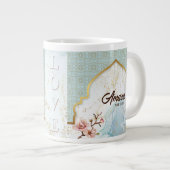 Personalisiert Bridal Coffee Tasse - Light Blue &  (Vorderseite Rechts)