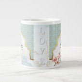 Personalisiert Bridal Coffee Tasse - Light Blue &  (Vorderseite)