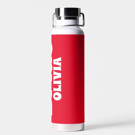 Personalisiert Bride Bachelorette Trinkflasche (Rückseite)