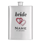 Personalisiert-Bride-Classic-Flasche Flachmann (Vorderseite)
