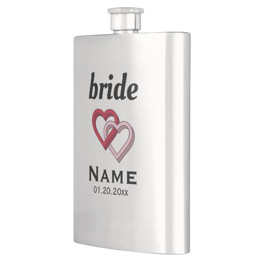 Personalisiert-Bride-Classic-Flasche Flachmann (Links)