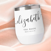 Personalisiert Bride Elegante Script Calligrafy Na