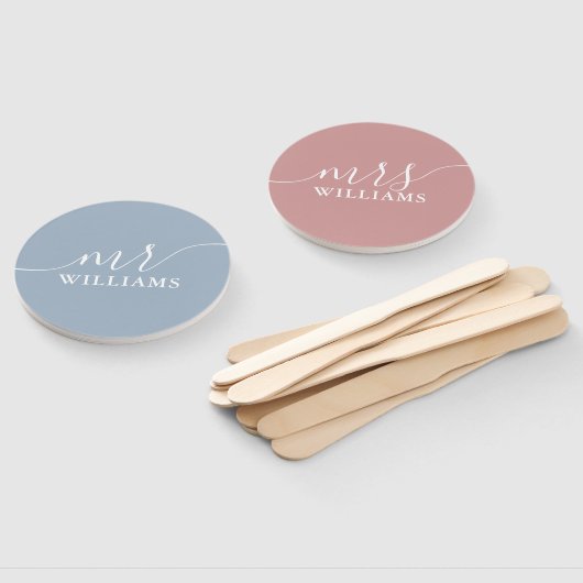 Personalisiert Bride oder Groom Mr. Wedding Game Fächer (Non-assembled)