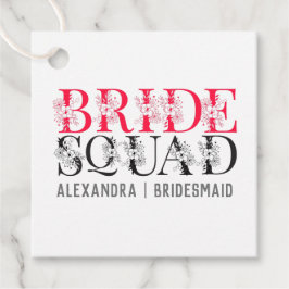 Personalisiert Bride Squad - Elegant Bachelorette Geschenkanhänger