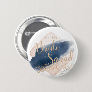 Personalisiert Bride Squad Hochzeitsfeier Abzeiche Button