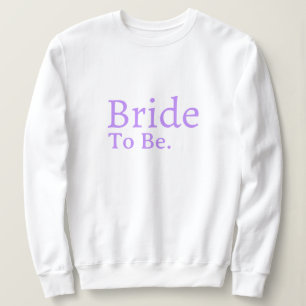 Personalisiert Bride Stilvoll Modernes Minimales M Sweatshirt