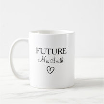Personalisiert Bride Tasse sein, bald Tasse sein