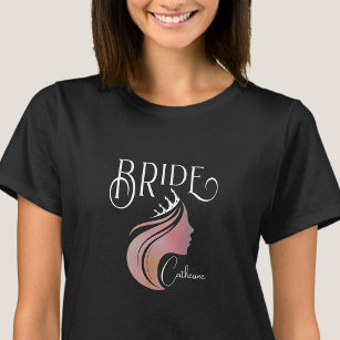 Personalisiert Bride Team Bachelorette Hen Party T-Shirt