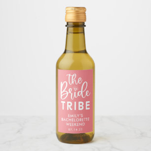 Personalisiert Bride Tribe Bachelorette Weinetikett