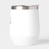 Personalisiert Bride White Script Einfache Hochzei (Links)