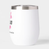 Personalisiert Bride Wine Junggeselinnen-Abschied  (Rückseite)