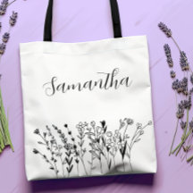 Personalisiert Bridesmaid Floral Bachelorette