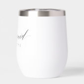 Personalisiert Bridesmaid Modernes Minimalistisch (Rückseite)