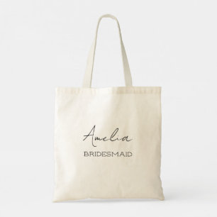 Personalisiert Bridesmaid Tote Bag Tragetasche