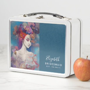 Personalisiert Bridesmaid Vorschlag Box - Bridge Metall Brotdose