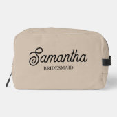 Personalisiert Bridesmaid Vorschlag Gift Bachelore Waschbeutel (Rückseite)